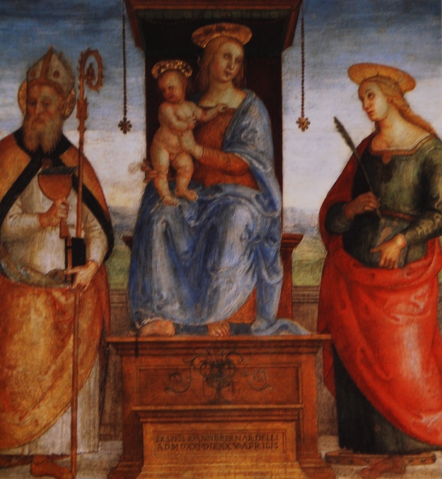 Madonna and Child with St Catherine and St Biagio