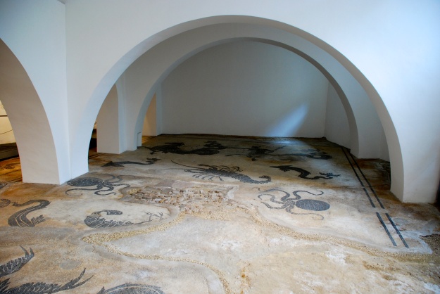 Bevagna: Roman baths - mosaic